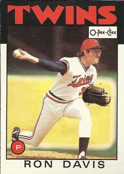 1986 O-Pee-Chee Baseball Cards 265     Ron Davis